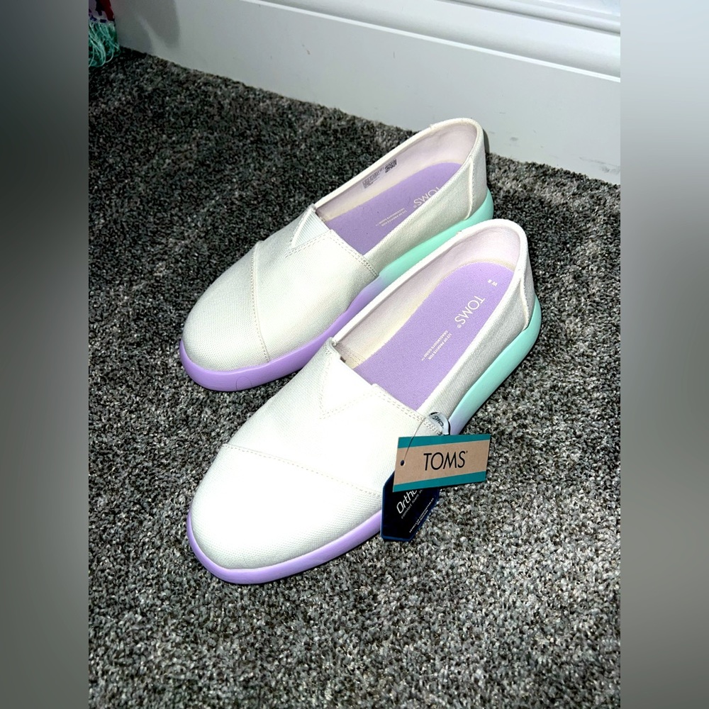 Toms Alpargata Ombré Shoes NWT